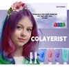 COLAYERIST Hair Color Wax for Girls, 4 PCS Temporary Hair Dye in Green, Blue, Pink, Purple, Washable Hair Chalk Kit for Kids & Adults, Great Gifts for 6-13 Year Old Girls Birthday