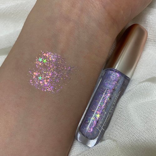 HEXZE Liquid Glitter Eyeshadow, Metallic Glitter Shimmer Eye Looks Waterproof Long Lasting Quick-Drying Sparkling Eye Shadow Makeup (2g) L05