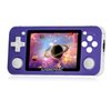 RG351P Retro Handheld Game Console Open Source Linux System 3.5 inch IPS 320*480 Screen RK3326 1.5GHz 3500mAh Battery 2500 Classic Games Support PSP/N64 Game Gift Portable Player (RG351P-Purple)
