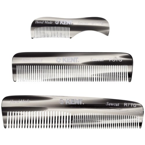 Kent Combs for Men Beard Comb Set, Pocket Comb Beard Kit for Men for Travel and Home Care, Mustache Comb for Men, Mini Comb Beard Combs for Mens Grooming, Handmade Kent Comb Mens Beard Grooming Set