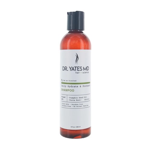 Dr. Yates MD - Hydrating Shampoo, Hydrates Hair and Supports Fuller, Thicker Hair (8 Fl Oz)