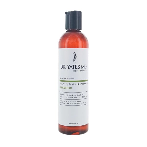 Dr. Yates MD - Hydrating Shampoo, Hydrates Hair and Supports Fuller, Thicker Hair (8 Fl Oz)