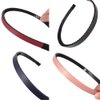 Ruihfas Fashion Headbands Wide Leather Covered Hair Hoop Clasp Hairbands for Women Girls, 6pcs/pack (Normal)