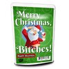 Merry Christmas Btches Bath Bombs - Funny Bath Gift for Women and Men - Handcrafted, Black Cherry Scent, Made in America, 2 Count