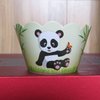 Welliboom Cute Cartoon Panda Birthday Party Supplies with Banner, Children Party Decoration, Children Panda Themed Birthday Party Decoration Full Birthday Set 65PCS For Birthday Party