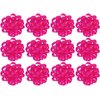 The Gift Wrap Company Decorative Confetti Gift Bows, Medium, Magenta, pack of 12