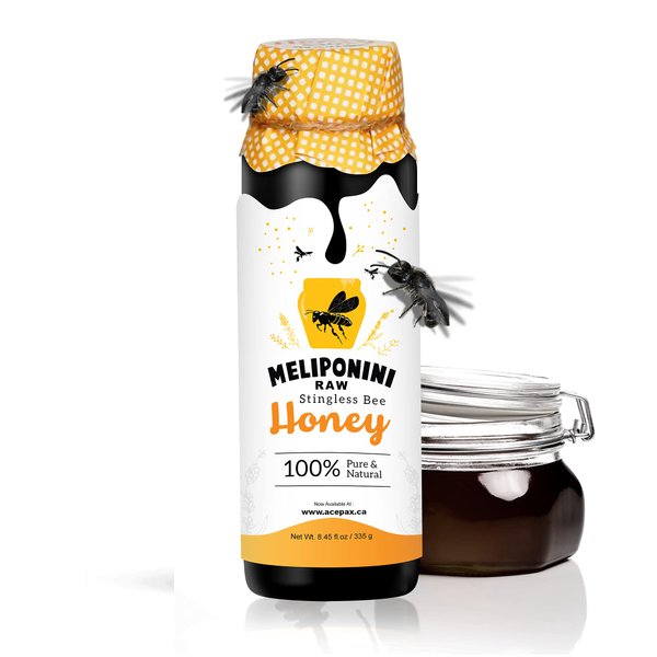 Meliponini - Stingless Bee Honey, Antioxidant-Rich Raw Honey, A Powerful Alternative to Manuka Honey, Tasty Sweet and Sour Pure Honey with Many Health Benefits, 250 ml