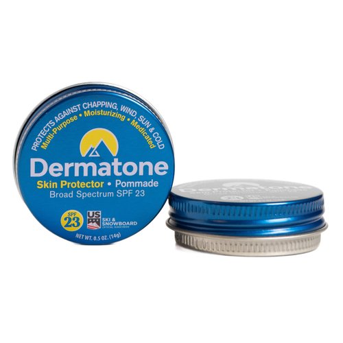 Dermatone Skin Protector Balm | Sun, Wind, Cold, Chapping & Frostbite Protection | Face and Lip Balm SPF23 | Moisturize & Repair Dry Skin | Ski Balm | Barrier Cream | 0.5oz