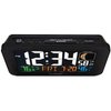 La Crosse Technology 617-1485B Atomic Color Alarm Clock with USB Charging Port