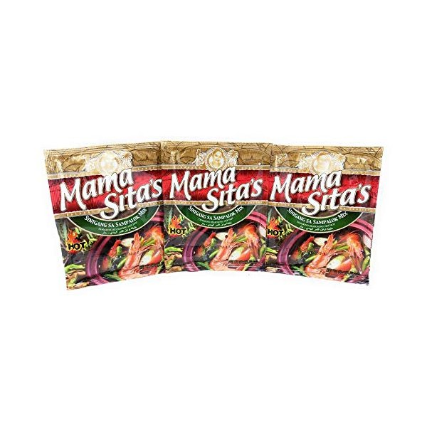 Mama Sita's Sinigang Sa Sampalok Mix Tamarind Seasoning Mix Hot 50g (1.76oz) 3 Pack