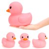 Jumbo Rubber Duck Bath Toy - Giant Ducks Big Duckie Baby Shower Birthday Party Favors 8-Inches (Pink)