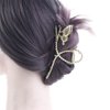 3Pcs Butterfly Hair Claw Clips,Metal Shark Clip Hair Clasp Nonslip Butterfly Hair Catch Barrette Jaw Clamp Hairpins Hair Accessories for Women Girls