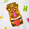 WERNNSAI Hawaiian Luau Table Covers - 54” x 108” Disposable Plastic Tablecloth Aloha Tiki Party Supplies Summer Pool Tropical Party Decorations