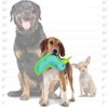 DURA FORCE - Durable Woven Fiber - Duck - Squeakers - Multiple Layers. Made Durable, Strong & Tough. Interactive Play Dog Toy (Tug, Toss & Fetch). Machine Washable & Floats (Duck 1(Blue) 2 Pack)