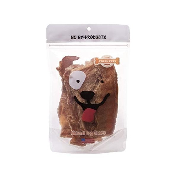 Preen Pets Chicken Breast Jerky Dog Treats - 100% USA Lean Chicken Breast (8 oz)