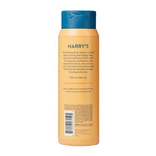 Harry's Redwood Body Wash 16 oz