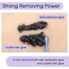 Lash Remover for Lash Extensions/Lash Clusters Cream Lash Glue Remover 10g Effectively| Low Irritation for Sensitive Skin Lash Extension Remover Easy Removal of Indicidual Lashes Glue Remover(Rose)