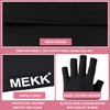MEKK UV Gloves for Nails, Extra Length UV Light Gloves for Gel Nails UPF99+ UV Gloves Skin Care UV Protection Gloves Professional Manicure Gloves UV Protection UV Nail Gloves (Black)