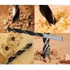 Brad Point Drill Bit Set 3/16 Inch 10Pcs Spur Point Stubby Woodworking Drill Bits
