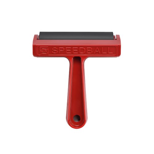 Speedball Pop-In Hard Rubber Brayer, 4-Inch
