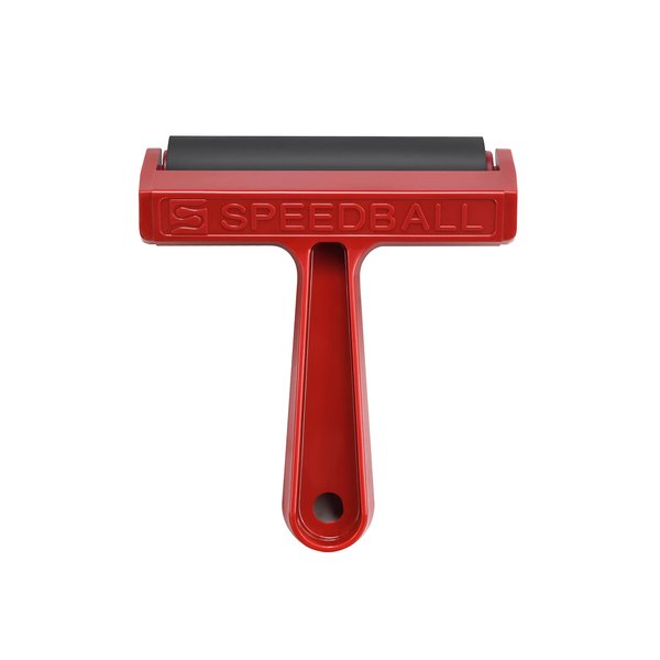 Speedball Pop-In Hard Rubber Brayer, 4-Inch