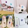 TIESOME 100Pcs Crystal Stickers, New Crystal Personalized Graffiti Stickers for Laptop Scrapbook Water Bottle Phone Notebooks Diary