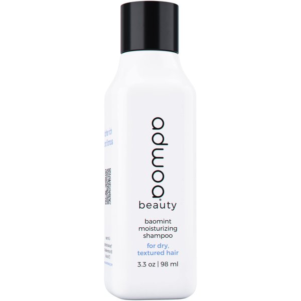 adwoa beauty Baomint™ Moisturizing Shampoo With Baobab, Rosemary, Mint and Jamaican Black Castor Oils To Aid Hair Growth ​And Support Length Retention For Coily and Curly Hair - 3.3 oz.