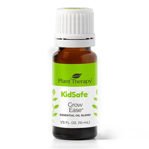 Plant Therapy KidSafe Grow Ease Essential Oil Blend 10 mL (1/3 oz) 100% Pure, Undiluted, Therapeutic Grade