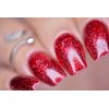 AIMEILI Soak Off U V LED Red Glitter Gel Nail Polish - Heart Break Red (095) 10ml