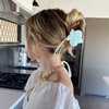 Flower Claw Clips Hawaiian Flower Hair Clips 6 Pcs Plumeria Floral Hair Clips Flower Clips for Thin Thick Curly Hair Non Slip Strong Hold Cute Hair Clips for Girls Summer Beach Flower Hair Accessories