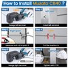 [Patent] Muzata 40Pack Invisible Cable Railing Kit for 1/8" Wire Rope Upgraded Hand Swage Tensioner T316 Stainless Steel Cable Railing Hardware Compeletly Hidden for 2"x2" Metal Deck Post CB40