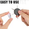 2Pcs Nail Dotting Tool Set, Circular Nail Art Dotting Tools, 12 Sizes Nail Design Dotting Pen, Multipurpose Manicure Pen for Pattern Tracing Stylus Dot Embossing, Professional Nail Salon or Home Use