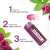 Hurraw! Raspberry Tinted Lip Balm, 3 Pack: (Sheer Berry Tint) Organic, Certified Vegan, Cruelty and Gluten Free. Non-GMO, 100% Natural Ingredients. Bee, Shea, Soy and Palm Free. Made in USA
