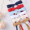 12 PCS Women's Hair Accessories: Long Tail Ribbon Barrettes and Clips with Cute Bows