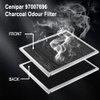 Cenipar 97007696 Charcoal Odour Filter for Range vent hood (8 3/4" X 10 1/2" X 3/8")-2 Pack