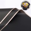 BBJ WRAPS Waterproof Floral Wrapping Paper Sheets Fresh Flowers Bouquet Gift Packaging Korean Florist Supplies, 20 Sheets (Black)