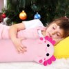 Chubbyjoy Axolotl Plush Toy, Cute Axolotl Stuffed Animal Soft Long Plushie Body Pillow for Girls and Boys Adults Gifts, 20", Pink