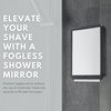 ToiletTree Products Fogless Shower Bathroom Mirror with Squeegee and Travel Bag