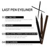 BBIA Last Pen Eyeliner - Waterproof Liquid Pen Eye Liner Long-Lasing Quick Dry Multi-Proof Easy Drawing Ink Tank Type with Precise & Flexible Fine Brush No-Skip Korean Eye Makeup (03 CHOCO BROWN)