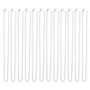 Outus 12 Pack Iron DIY Chain Necklaces Lobster Clasp Link Chain Necklaces Silver Plated (18 Inch)
