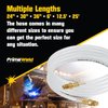 PrimeWeld Argon/Inert Gas Hose 6' Reinforced Clear Line With 5/8-18 Fittings