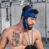 DMoose Neck Harness for Weight Training, Neck Exerciser for Neck Workout Equipment Gym, Neck Trainer with Adjustable Long Steel Chain and Strap, Neoprene Support Head Harness, Improve Muscle Strength