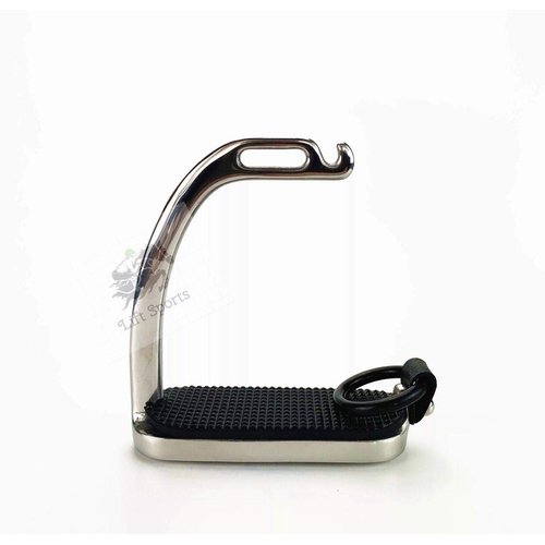 Lift Sports 4.75/4.50 Inch Peacock Horse Riding Safety Stirrups Silver Polish Irons FILLIS Stainless Steel Kids Children (4.75 inch)