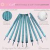 Octocurl Octopus Heatless Hair Curler - Hair Curlers to Sleep In, Overnight Curls, Heatless Curls Headband, Hair Curlers No Heat, Heatless Curlers Hair Rollers, Curlers for Short Hair (Satin - Jade)