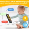 Baby TV Remote Control Toy with Light and Sounds, Kids Musical Early Education Learning Realistic Toddler Remote Toys for Preschool Infant Toddlers Boys Girls Child 6 9 12 18 Months