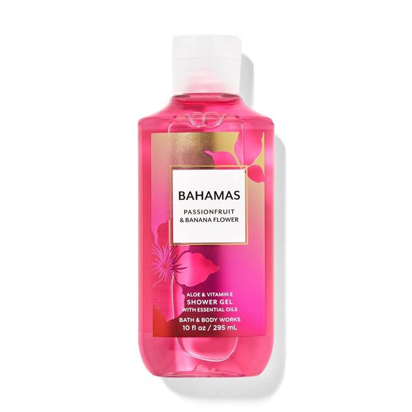 Bath Body Bahamas Passionfruit & Banana Flower Shower Gel -10 Fl Oz