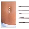 Ear Nose Piercing Needles - TC Mix body piercing needles 12g.14g.16g.18g.20g Individualized Package for Piercing Needle Supplies Piercing Kit (50 MIX)