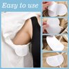 100 Pcs Underarm Sweat Pads, Armpit Sweat Pads for Women and Men, Disposable Underarm Shields Pads for Clothing Sweating Comfortable Unflavored Non Sweat Armpit Protection(5.1 * 3.54 inch, 100)