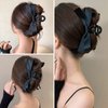 Hair Claw Clips for Women Girl, Ribbon Bow Hair Claws, Claw Clip Bows for Women, Big Claw Clips for Thick Hair, Hair Bows Claw Clips Hair Accessories