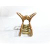 Generic Faux bamboo wood medium/small metal slim hair claw clip for fine hair
